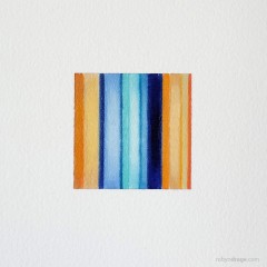 Stripes (orange, blue)